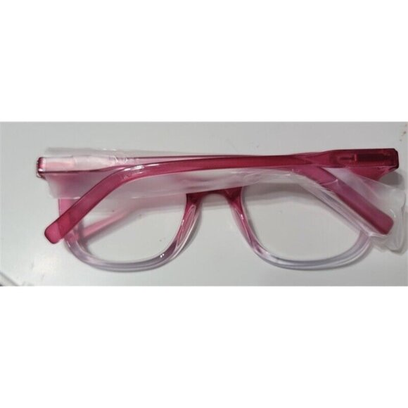 EyeKepper Pink & Clear 1.25 Thick Frame Anti Blue Light Reading Glasses 113459 - Picture 3 of 3